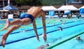 Swimmers at the Cool Swim meeting, Meran, Italy, 2019