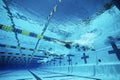 Swimmers Swimming In Pool Royalty Free Stock Photo