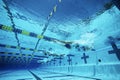 Swimmers Swimming In Pool Royalty Free Stock Photo