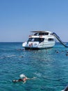 Swimming at Akamas national park at the western part of Cyprus Island