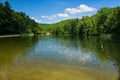 Swimming Area at Cave Mountain Lake - 2 Royalty Free Stock Photo