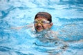 Swimming boy Royalty Free Stock Photo