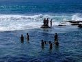 Swimming at Bronte Beach, Sydney, Australia Royalty Free Stock Photo