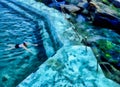 Swimming in Bronte Ocean Pool, Sydney, Australia