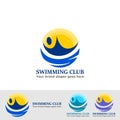 Swimming club logo