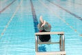 Swimming competition Royalty Free Stock Photo