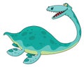 Swimming dinosaur