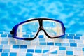 Swimming diving mask Royalty Free Stock Photo