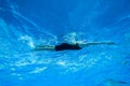 Swimming Girl Warm-up Championships Royalty Free Stock Photo