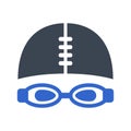 Swimming goggles icon