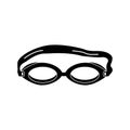 Swimming goggles icon symbol,illustration design template Royalty Free Stock Photo