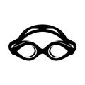 Swimming goggles icon symbol,illustration design template Royalty Free Stock Photo