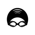 Swimming goggles icon symbol,illustration design template Royalty Free Stock Photo