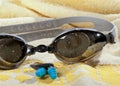 Swimming goggles Royalty Free Stock Photo