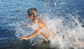 Swimming in lake Kinneret