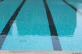 Swimming lanes Royalty Free Stock Photo