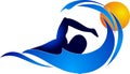 Swimming logo