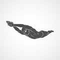 Swimming Logo sport Royalty Free Stock Photo