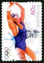 Swimming 2012 Olympics Australian Postage Stamp