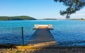 Pier on Medulin Coast in Istria, Croatia Royalty Free Stock Photo