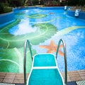 Swimming platform Royalty Free Stock Photo