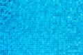 Swimming pool blue mosaic background