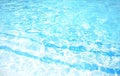 Swimming pool blue water