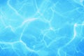 Swimming pool bottom caustics ripple like sea water and flow Royalty Free Stock Photo