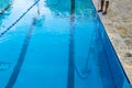 Swimming Pool Boy, Clean, Cleaning Royalty Free Stock Photo