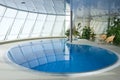 Swimming pool with clean blue water Royalty Free Stock Photo