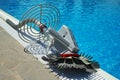 Swimming pool cleaner robot Royalty Free Stock Photo