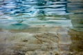 Swimming pool, close up, ripple water effect Royalty Free Stock Photo