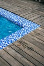 Swimming pool corner Royalty Free Stock Photo