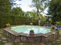 Swimming pool in a country house Royalty Free Stock Photo