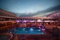 Swimming pool on deck of Costa Deliziosa Royalty Free Stock Photo