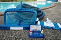 Swimming pool equipment, pool cleaning accessories.