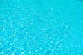 Swimming pool equipment. Sea background texture. Small blue waves. Swimming courses. Transparent clear water in swimming Royalty Free Stock Photo