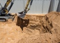 Swimming Pool Excavation Royalty Free Stock Photo