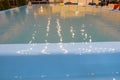 Swimming pool filled with water Royalty Free Stock Photo