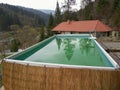 Swimming pool in the forest Royalty Free Stock Photo