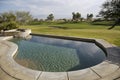 Swimming Pool on the Golf Course Royalty Free Stock Photo