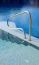 Swimming Pool Handrail Royalty Free Stock Photo