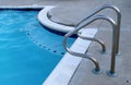 Swimming pool handrails