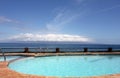 Swimming pool on hawaii Royalty Free Stock Photo