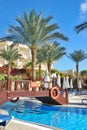 Swimming pool of Hilton Sharks Bay Hotel Royalty Free Stock Photo