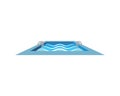 swimming pool  icon logo vector illustration design Royalty Free Stock Photo