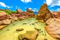 Swimming Pool La Digue Royalty Free Stock Photo