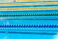 Swimming pool - lane lines Royalty Free Stock Photo