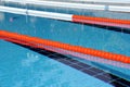 Swimming pool lane Ropes Royalty Free Stock Photo