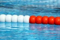 Swimming pool lane Ropes Royalty Free Stock Photo